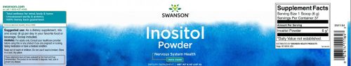Swanson Inositol por 227g adagoló kanállal