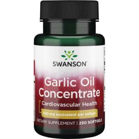   Swanson Garlic Oil Cocentrate (Fokhagyma olaj koncentrátum) 500mg 250 kapszula