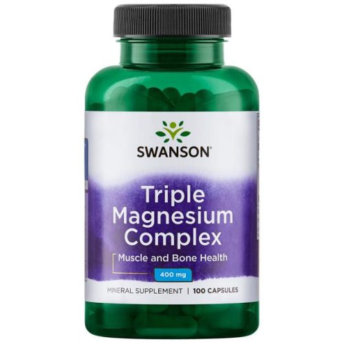 Swanson Triple Magnesium Complex 400mg 100 kapszula