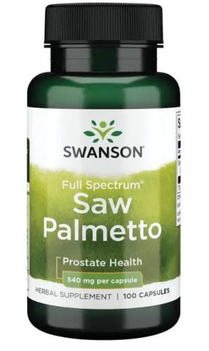 Swanson SAW PALMETTO (Fűrészpálma) 540mg 100 kapszula