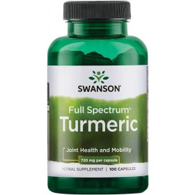 Swanson TURMERIC (Kurkuma) 720mg 100 kapszula