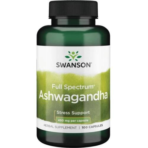 Swanson ASHWAGANDHA 450mg 100 kapszula