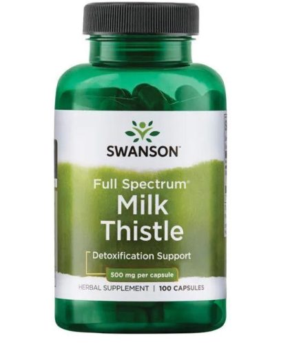 Swanson MILK THISTLE (Máriatövis) 500mg 100 kapszula