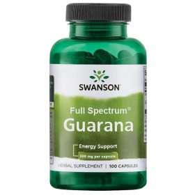 Swanson Guarana 500 mg 100 kapszula