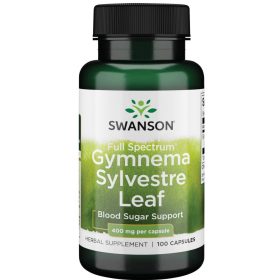 Swanson GYMNEMA SYLVESTRE 400mg 100 kapszula