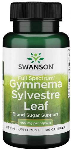 Swanson GYMNEMA SYLVESTRE 400mg 100 kapszula