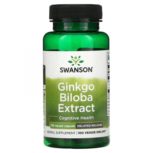 Swanson GINKGO BILOBA 120mg 100 kapszula