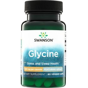   Swanson Glicin 500mg 60 kapszula AjiPure gyógyszer minőségű glicin