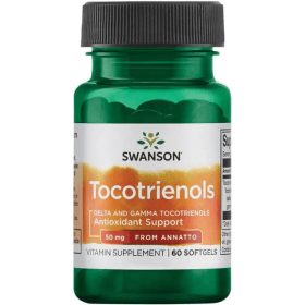   Swanson Tocotrienols 50mg (delta és gamma tokotrienolok) 60 kapszula