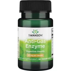   Swanson Anti-Gas Enzyme 90 kapszula emésztést segítő, "gázok elleni" enzim