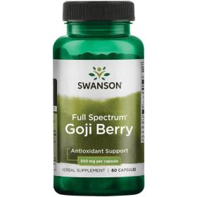 Swanson Goji Berry (Goji bogyó) 500mg 60 kapszula