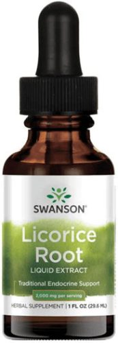 Swanson Licorice Root kivonat 29,6ml (Édesgyökér)