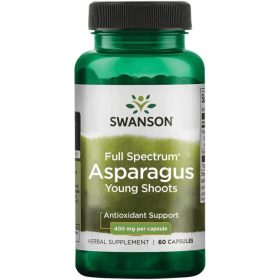   Swanson Asparagus 400mg full spectrum spárgacsíra kivonat 60 kapszula
