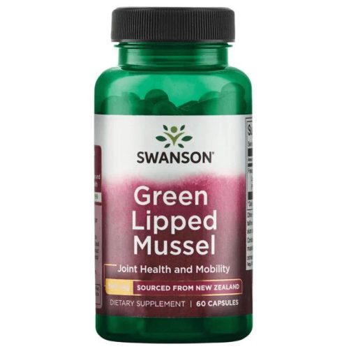 Swanson GREEN LIPPED MUSSEL (Zöldkagyló) 500mg 60 kapszula