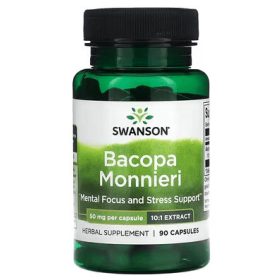 Swanson Bacopa Monnieri 50mg 90 kapszula (10:1 kivonat)