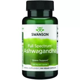 Swanson ASHWAGANDHA 250mg 100 vegán kapszula
