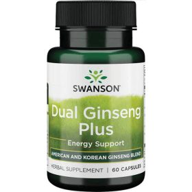 Swanson Dual Ginseng Plus 60 kapszula