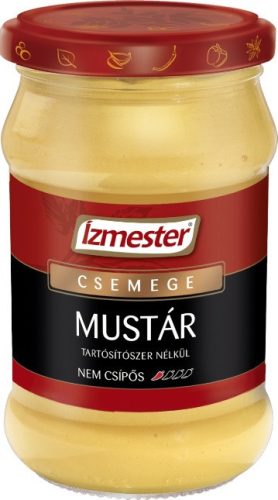 Ízmester Csemege mustár nem csípős 296 g