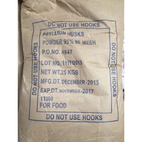   Paleolit Útifű maghéj liszt 25kg lédig Psyllium Husk 95% 60 mesh