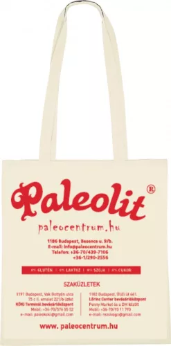 Paleolit Lenvászon szatyor hosszú füllel 100% pamut 42x38x0,2cm környezetbarát