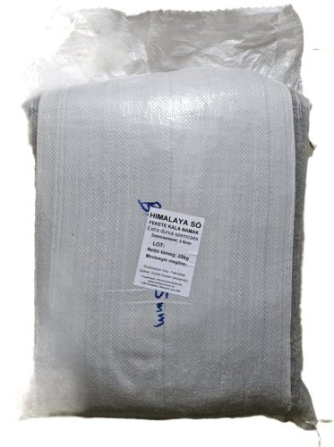 Paleolit Himalaya só fekete 25kg extra (2-5mm) Kala Namak lédig