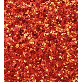   Paleolit Chili pehely maggal 3-5mm 25kg lédig Chili crushed 3-5mm (25% seeds)