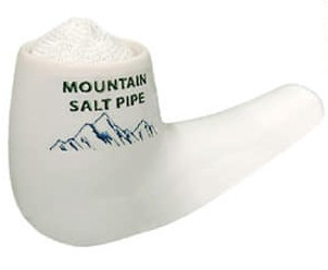 Sópipa fekvő - Mountain Salt Pipe 2 kerámia sóinhalátor