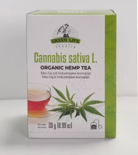 Green Life BIO Kender tea 20 filter Organic Hemp Tea 20x1,4g