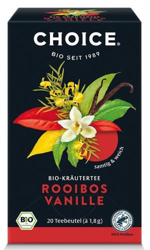 BIO CHOICE® Rooibos vanília tea 36g 20 filter