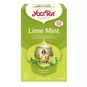 BIO Zöldcitromos menta tea 17x1,8g Yogi Green Tea Lime Mint
