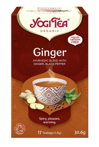 BIO Gyömbér tea 17x1,8g Yogi Ginger