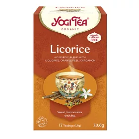 BIO Édesgyökér tea 17x1,8g Yogi Licorice