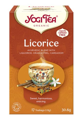 BIO Édesgyökér tea 17x1,8g Yogi Licorice