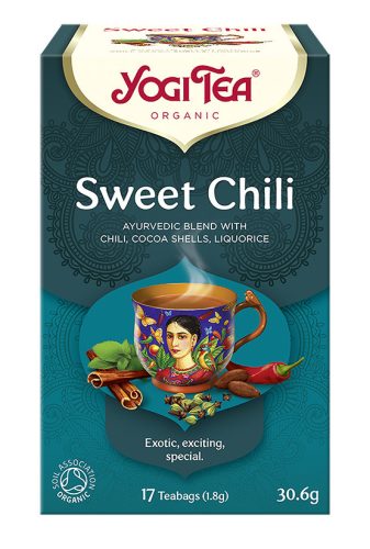 BIO Édes chili tea 17x1,8g Yogi Sweet Chili