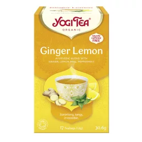 BIO Citromos gyömbér tea 17x1,8g Yogi Ginger Lemon