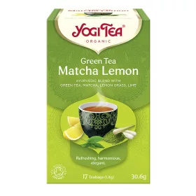   BIO Zöld tea matcha-citrom 17x1,8g Yogi Green Tea Matcha Lemon
