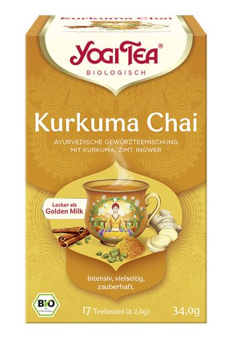 BIO Kurkuma chai tea 17x2g Yogi