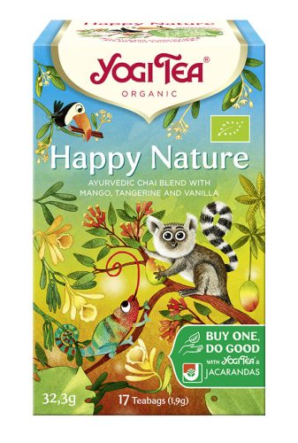 BIO Boldog természet tea 17x1,9g Yogi Happy Nature