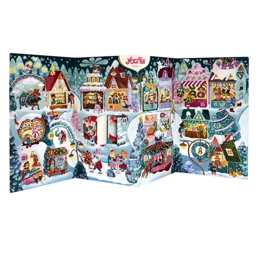 Yogi tea Adventi naptár BIO teaválogatás 24db teafilter Christmas Calendar 2025