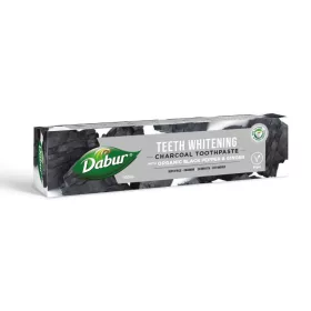   Dabur Teeth Whitening Charcoal fogkrém 100ml fluormentes, organikus
