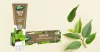 Dabur Green Tea fogkrém 100ml zöldtea levél kivonattal, fluormentes, organikus