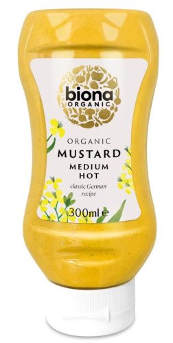 BIO Mustár közepesen erős 300ml Biona