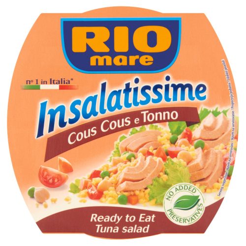 Rio Mare Insalatissime tonhalsaláta 160 g kuszkusz