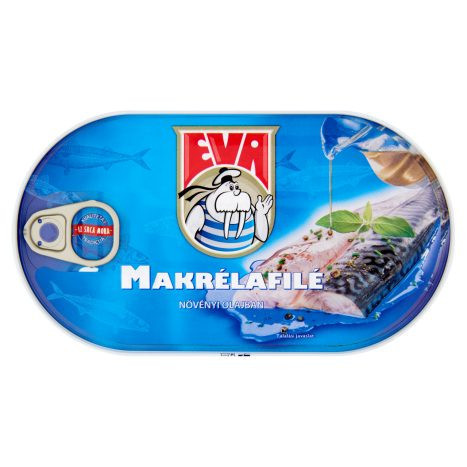 Eva makrélafilé növényi olajban 170 g