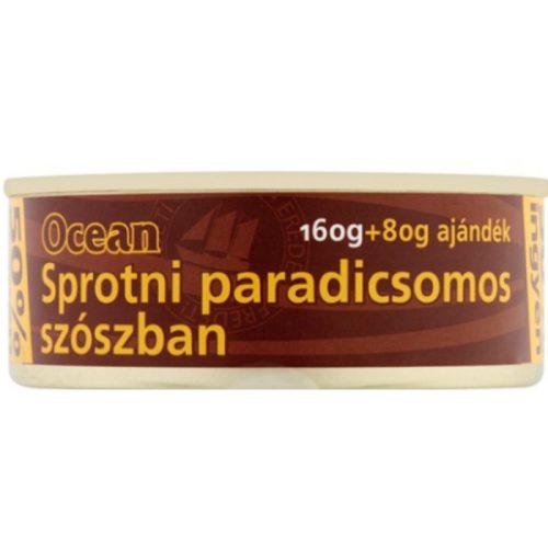 Ocean sprotni 160 g+80 g paradicsomos szószban