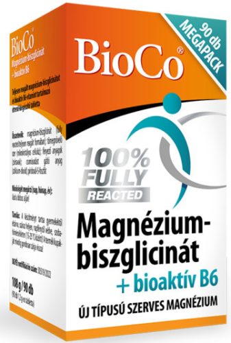 BioCo Magnézium-biszglicinát + B6 vitamin 90db tabletta