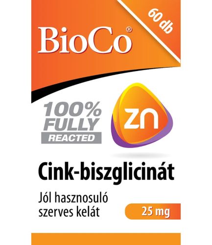 BioCo Cink-biszglicinát 25mg 60db tabletta
