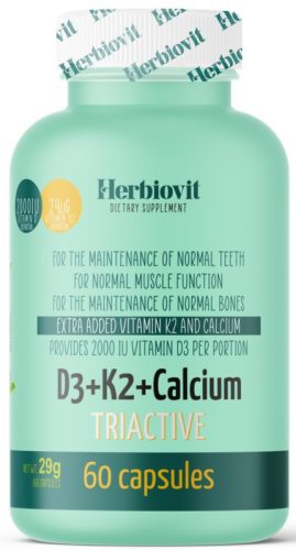 Herbiovit D3+K2+Calcium Triactive 60 kapszula