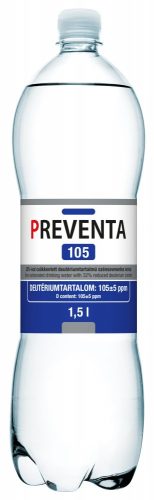 Preventa 105 csökkentett deutérium tartalmú szénsavmentes ivóvíz 1,5l