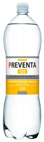 Preventa 125 csökkentett deutérium tartalmú szénsavmentes ivóvíz 1,5l